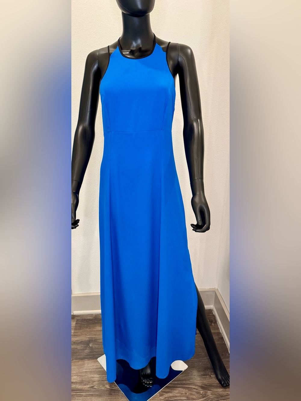 Armani Exchange Cobalt Blue  Maxi Dress with slit size 10